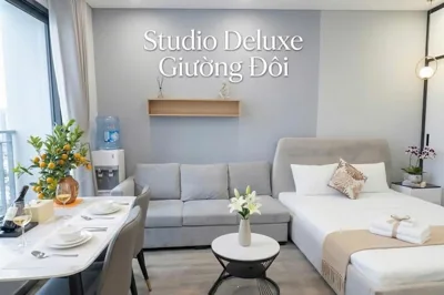 豪华双人开间公寓 — ST Apartment Vinhomes D'capitale Hanoi